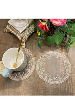 اشتري Decorative Lace Round Coaster في الامارات