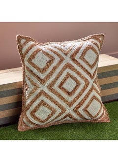 اشتري Eco Handmade Jute Filled Cushion 50 x 50 cm في الامارات