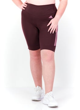 اشتري Women Plus Size Training Shorts, Purple في الامارات