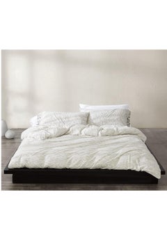 اشتري Home Modern Cotton Strata Duvet Cover Queen Marble في السعودية