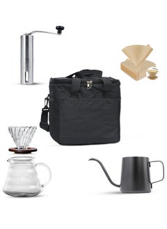 Buy 8-Piece Drip Coffee Maker Set V60 Size 01 in Saudi Arabia