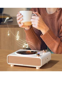 Buy Retro Bluetooth Speaker Rotary Record Player USB Rechargeable Portable Wireless Bluetooth Speaker in UAE