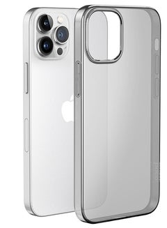 Buy TPU Clear Case for iPhone 14 Pro Max Case Black/Clear in Saudi Arabia