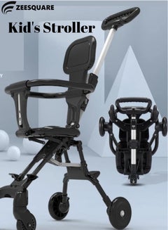 Buy Baby Stroller Foldable 4 wheels  lightweight Baby Chair portable stroller for baby Suitable For 1-5 Years Old in UAE