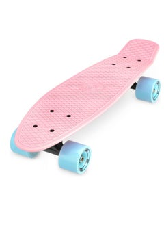 Buy Kid's Retro Plastic Complete Cruiser Skateboard in UAE