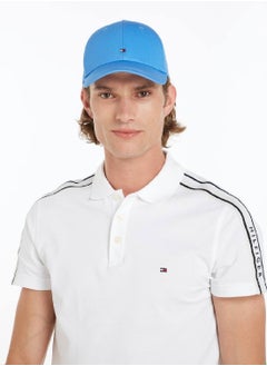 Buy Men's Six-Panel Flag Embroidery Cap -  Pure organic cotton, Blue in Saudi Arabia