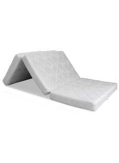 اشتري COMFY WHITE PRINTED FOLDING SUPER EVERYDAY USE/GUEST MATTRESS 180 X 90 X 7 CM في الامارات