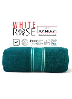 Buy Single Piece Grand Towel – 100% Cotton, 450 GSM Quick Dry, Highly Absorbent Bath Sheets (70x140cm) in Saudi Arabia