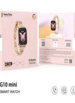 Buy G10 Mini 4 Premium Version - Women's Watch, 4 Bands, BT Call and Health Tracking, Android and ios in Saudi Arabia