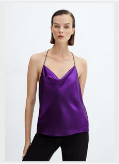 Buy Strappy Satin Top in UAE