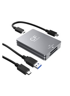 Buy Type B and SD Dual-Slot Card Reader USB 3.1 Gen 2 10Gbps CFexpress Reader Portable CF express Card Reader Included USB C to USB A/C Cable Compatible for Windows Mac Linux Android in Saudi Arabia