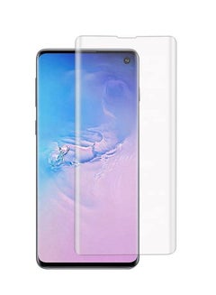 Buy Mog UV Screen Protector for Samsung Galaxy S10 Glass 9H Hardness HD Clarity Full Screen Coverage Protector with UV Light Protector in UAE