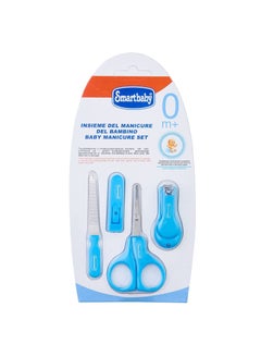 Buy SmartBaby Manicure Set, 4 Pieces - Blue in Egypt
