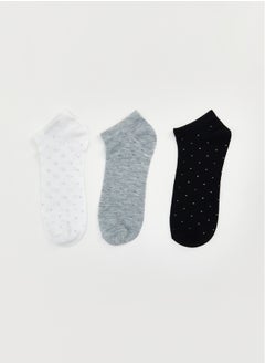 اشتري Patterned Women's Booties Socks 3-Pack في مصر