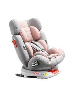 اشتري Child Seat Baby Baby Car 0-12 Years Old-3-4 Years Old 360 New Rotation في الامارات