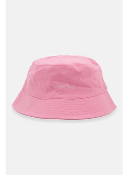 Buy Women Brand Logo Bucket Hat, Pink in UAE