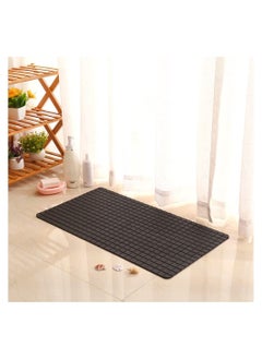 Buy Bathtub Mat Non Slip Shower Mat - 31.5 x 14 Inch/ 78 x 35 cm Long Rubber Shower Tub Mat, Safety Bathtub Mats with Suction Cups and Drain Holes, Machine Washable, Black in UAE