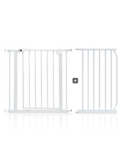 Buy Baby Safe - Metal Safety Gate With t 45cm Extension - Withite in Saudi Arabia