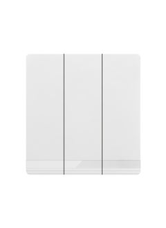 اشتري Vmax V5 Series 3 Gang 3 Way Wall Switch 3X3 Inches White Ivory في الامارات