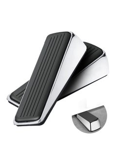 Buy Strongest Door Stoppers 2pcs, Heavy Duty Door Wedge Stopper, Door Stoppers for Bottom of Door Zinc Alloy and Silicone Made, Keep Door Open in Saudi Arabia