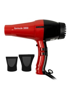 Buy Double Ceramic 2000 Watt Pro Tourmaline Hair Dryer，Powerful Fast Hair Blow Dryer with Ionic Conditioning，4 Heat Settings, 2 Speed Slide Switch in UAE