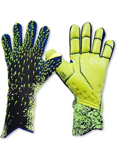 Buy Children's Football Gloves Goalkeeper Gloves Children's Goalkeeper Gloves Wear-resistant Non-slip Wrist Guard Goalkeeper Gloves - Green in Saudi Arabia