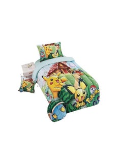 Buy Kids Comforter Set 4Pieces Size230X170 Sheet Size200X140X25 in Saudi Arabia