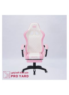 Buy Gaming chair pro v3 white pink in Saudi Arabia