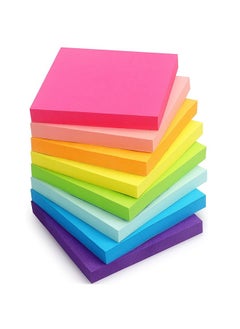 Buy Bright Colors Easy to Post for Home、Office、Notebook Self Sticky Notes Pads 8pack in Saudi Arabia