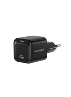 Buy iPhone USB-C Port Ultra-Compact 20W Gan PD Charger EU 2 Pin Fast Charging Compatible with New iPhone 14 Pro Max/14 Pro/14/13Pro Max/13 Pro/12 Mini/11/XS Magsafe/ iPad Pro /iPad mini and More, Black in UAE