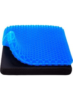 Buy Gel Seat Cushion, Cooling Seat Cushion Thick Big Breathable Honeycomb Design Absorbs Pressure Points Seat Cushion with Non-slip Cover Gel Cushion for Office Chair Home Car Seat Cushion for Wheelchair in Saudi Arabia