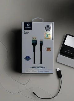 Buy USB A to Micro USB Cable for Seamless Data Transfer and Charging in a Compact and Durable Design in Saudi Arabia