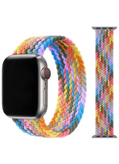 Buy Replacement Strap Nylon Braided Solo Loop Band For Apple Watch Series 1/2/3/4/5/6/7/SE 42/44/45/49mm Size M in UAE