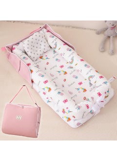 Buy Baby Lounger Multi-Functional Crib And Bassinet Mattress Baby Nest Suitable For Babies 0-1 Years Old Suitable For Traveling High-Quality Cotton Material Essential Baby Products in Saudi Arabia