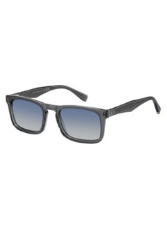 Buy Men's UV Protection Rectangular Shape Acetate Sunglasses TH 2068/S BLUE 39 - Lens Size: 39.4 Mm - Grey in Saudi Arabia