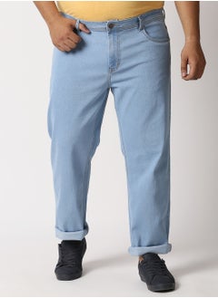 اشتري Men Blue Relaxed Fit Light Fade Jeans في الامارات