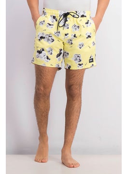 Buy Men Orchid Medium Board Short, Yellow in Saudi Arabia