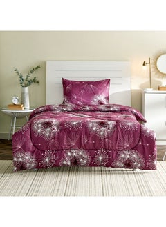 Buy Flora Charl 2-Piece Twin Microfiber Comforter Set in UAE