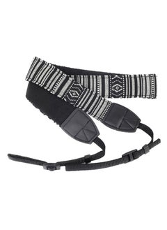 Buy Camera Shoulder Neck Strap Black/White in UAE