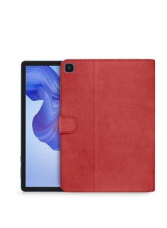 Buy PU Leather Magnetic Closure Flip Case Cover For Honor Pad X8 / Honor Pad X8 Lite 2022 Red in Saudi Arabia