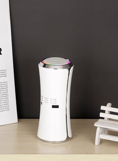 Buy Smart Air Purifier for Home Bedroom Air Cleaner with LED Light in Saudi Arabia