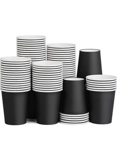 Buy Paper Cup Black 8 Oz, 50 Pieces in Saudi Arabia