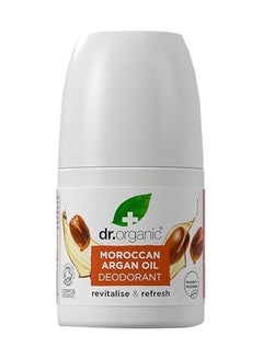 Buy Dr. Organic Moroccan Argan Oil Deodorant, Infused With Cosmos Organic Ingredients, Revitalizes And Refreshes, 100Ml in UAE