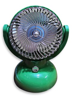 Buy Portable Mini Desktop Fan USB Rechargeable Cute 250MAH Small Electric Fan For School , LD8309 Green in Egypt