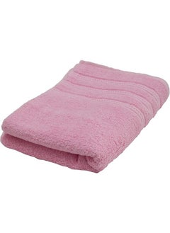 Buy Solid Face Towel Pink 50x30cm in Egypt