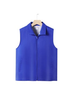 اشتري 200g Peach Diamond Quilted Vest Mens Autumn Winter CasualColor blue Color blue في السعودية