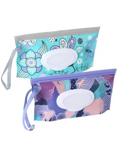 Buy Travel Baby Wipes Containers,2 Pack,EVA Material,Portable Design, BPA Free,Eco-Friendly in Saudi Arabia