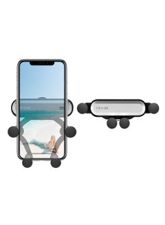 Buy Universal Car Mount Holder 360 Degree Rotatable Gravity Phone Holder for Mobile Phones with Widths from 67 to 86mm /Model F1908 /Silver in UAE