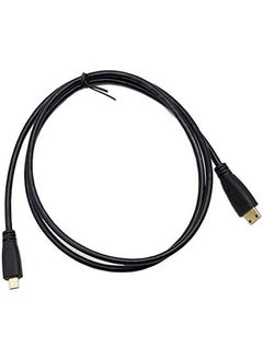 Buy Micro Hdmi Type D Male To Mini Hdmi Type C Male Connector Adapter Cable Cord (3.3Feet 1Pack) in UAE