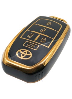 Buy Premium Key Fob Cover,5-Button Remote Control Flip Key Shell Case in Saudi Arabia